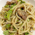 クック甘党。's cooksnap of when they made 味付さば缶 焼うどん.