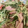 みぃやん！'s cooksnap of when they made 水菜とベーコンのバター炒め.
