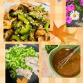 よしよしのキッチン☆'s cooksnap of when they made おかずになる豚こまとゴーヤの甘味噌炒め.