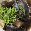 翔ちゃん1130's cooksnap of when they made 大葉と生姜香る～なすの煮浸し～.