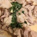 chiko♫'s cooksnap of when they made 豚冷しゃぶ☆青ねぎポン酢マヨネーズだれ.