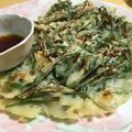 yappyパクパク's cooksnap of when they made もちもち~な､簡単ニラチヂミᕷ˖°.