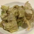 papikun's cooksnap of when they made 材料はレタスとニンニクのみ！レタス炒め.