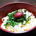 ★むさ's cooksnap of when they made 青じそとゆずポン酢の冷たいさっぱりうどん.