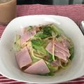 11みんたん21's cooksnap of when they made ハムとレタスの簡単あっさりチーズパスタ☆.