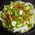 ひさかた's cooksnap of when they made レタスサラダアラレドレッシング.