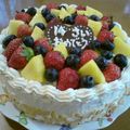 きーちゃんらぶ's cooksnap of when they made 14歳リクエスト誕生日ケーキ（チョコ）.