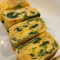 eriiiko's cooksnap of when they made お弁当に 簡単ほうれん草入り卵焼き.