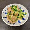 ぱふぃん．'s cooksnap of when they made 豆苗と豚肉のしょうがポン酢炒め.