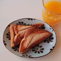 チコリママ's cooksnap of when they made 大葉香る☆ハムとチーズのホットサンド.