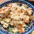 あちゃママ♡'s cooksnap of when they made 板こんにゃくとにんじん・春菊の白和え.