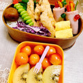 クックJ99DCB☆'s cooksnap of when they made ささ身マヨコショウの唐揚げ弁当♡♡.
