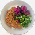 レッツ5's cooksnap of when they made しば漬け納豆.