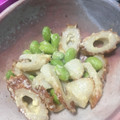 ゆちゃ's cooksnap of when they made おつまみに！ちくわと枝豆のたらこマヨ炒め.