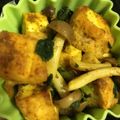 お願いひつじ's cooksnap of when they made 厚揚げとしめじのｶﾚｰ炒め.