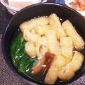 ハント☆'s cooksnap of when they made 小松菜と椎茸、油揚げのお味噌汁.