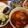 クックZTZ10H☆'s cooksnap of when they made 和風カレーつけ麺♪残りカレーのリメイク.