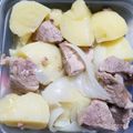 natu彼方's cooksnap of when they made 圧力鍋で　豚モモ塊肉とポテトのスープ煮.