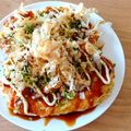 kerokichii's cooksnap of when they made 山芋たっぷりお好み焼き.
