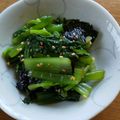 ゆみさん！'s cooksnap of when they made レンジで簡単【小松菜のナムル】.