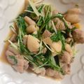 MIKING311's cooksnap of when they made おつまみにも♪鶏と水菜の柚子胡椒ポン酢.