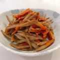 パイナップルkitchen's cooksnap of when they made 簡単！おいしぃ☆きんぴらごぼう♪.