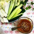 monchan♪♪'s cooksnap of when they made 野菜スティックに！ニンニク味噌ディップ.