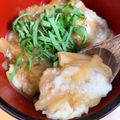 myanwoo's cooksnap of when they made 卵なしで＊親子丼風・長芋と鶏のふわとろ丼.