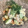 ロミまろ's cooksnap of when they made サーモンとアボカドのサワークリーム和え.