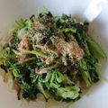ほくろ0425's cooksnap of when they made 豆苗とキャベツの塩昆布サラダ.