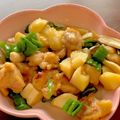 choco31★'s cooksnap of when they made 鶏胸じゃが芋エリンギピーマンのうま炒め.