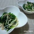 ☆Kan Kan☆'s cooksnap of when they made 簡単小鉢☆ほうれん草とえのきのポン酢和え.