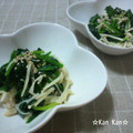 ☆Kan Kan☆'s cooksnap of when they made 簡単小鉢☆ほうれん草とえのきのポン酢和え.