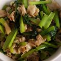 魔法の粉's cooksnap of when they made 小松菜と豚バラ肉のオイスターソース炒め.