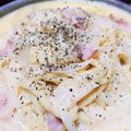 seipocket's cooksnap of when they made 簡単^ω^牛乳と全卵の【カルボナーラ】.