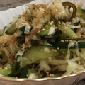 yappyパクパク's cooksnap of when they made 簡単！きゅうりとキャベツの塩昆布和え.
