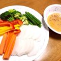 ちぃほ's cooksnap of when they made イカの塩辛deバーニャカウダ.