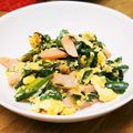みぽぴぽ's cooksnap of when they made 魚肉ソーセージ入りのニラ玉 *☻*.