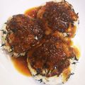 あゆ大好き♡'s cooksnap of when they made 和風あん♡ひじき入り豆腐ハンバーグ.