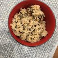 ★ゆずゆずきこう★'s cooksnap of when they made とても簡単♪梅ひじきの炊き込みごはん☆.