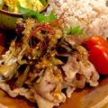 中村ベーカリー's cooksnap of when they made 茄子と豚しゃぶの簡単ランチプレート♪.