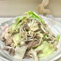 はらぺこしろうさぎ's cooksnap of when they made 牛肉ともやしとキャベツの塩炒め.