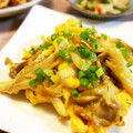 アイリッシュショコラ's cooksnap of when they made 簡単 3分で完成！マイタケの中華風卵炒め.