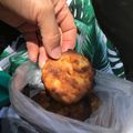 ハタケちゃん's cooksnap of when they made バナナとクリームチーズの卵不使用クッキー.