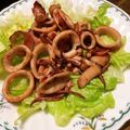 Chausu's cooksnap of when they made イカバター醤油焼き 簡単ﾚｼﾋﾟ.
