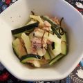 ☆hikonyan☆'s cooksnap of when they made ズッキーニとツナの塩昆布和え.