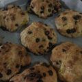 おひつじはみー's cooksnap of when they made 簡単スコーン第二段★バナナチョコチップ入.