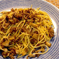 Riyusa's cooksnap of when they made ひき肉ときのこのあっさり和風パスタ♡.