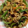 クックE8IHMF☆'s cooksnap of when they made 簡単！茄子とピーマンとひき肉のとろみ炒め.