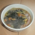 きらり流れ星's cooksnap of when they made 3種の保存キノコと乾燥わかめの味噌汁＾＾.